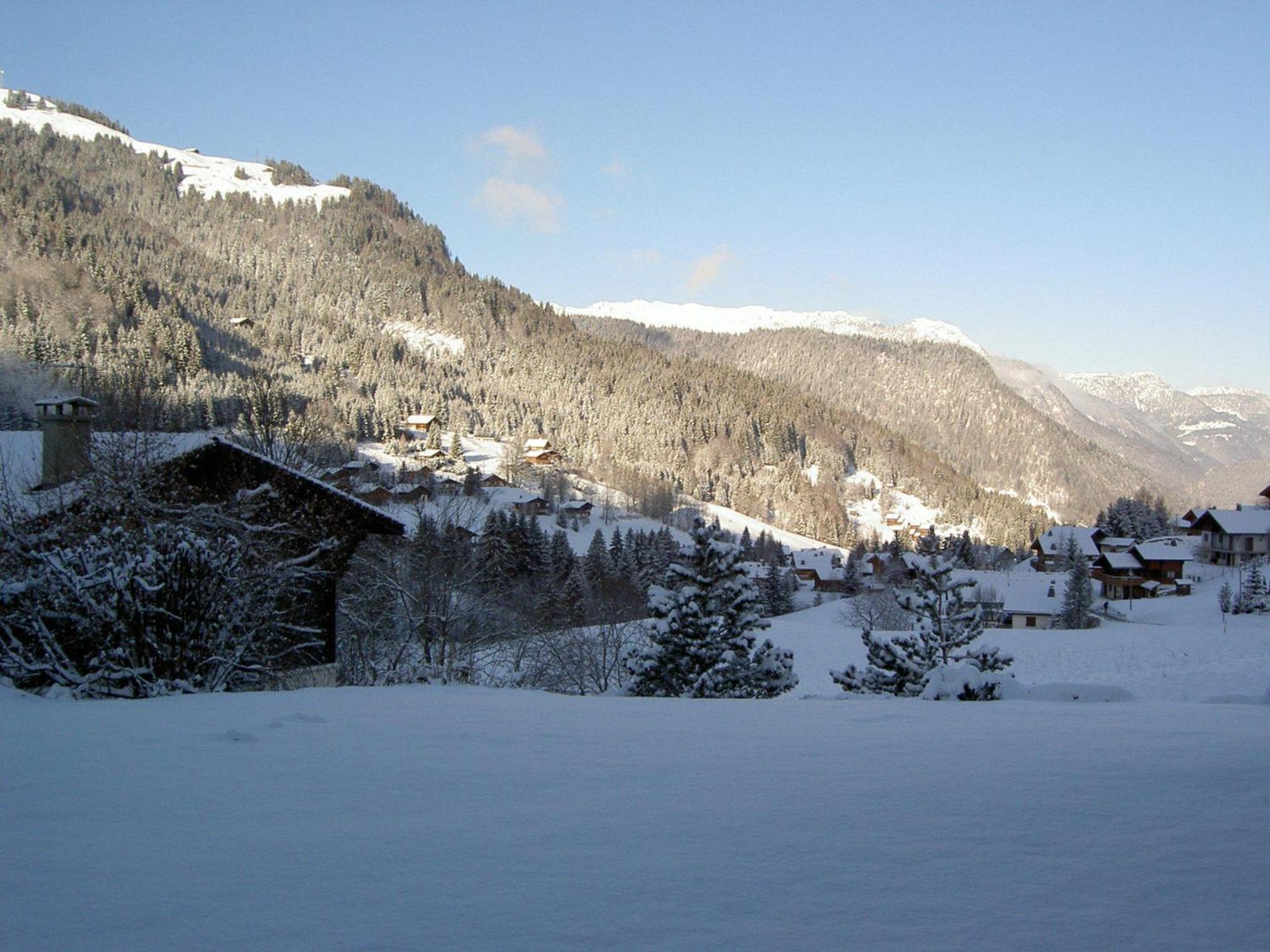 Rez De Chalet Calme Avec Terrasse - 2 Chambres, Proche Pistes A La Clusaz - Fr-1-437-10 Buitenkant foto